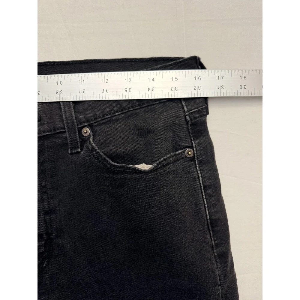 Levis 511 Jeans Mens 33x32 Gray Charcoal‎ Wash Slim Fit Tapered Denim Pants